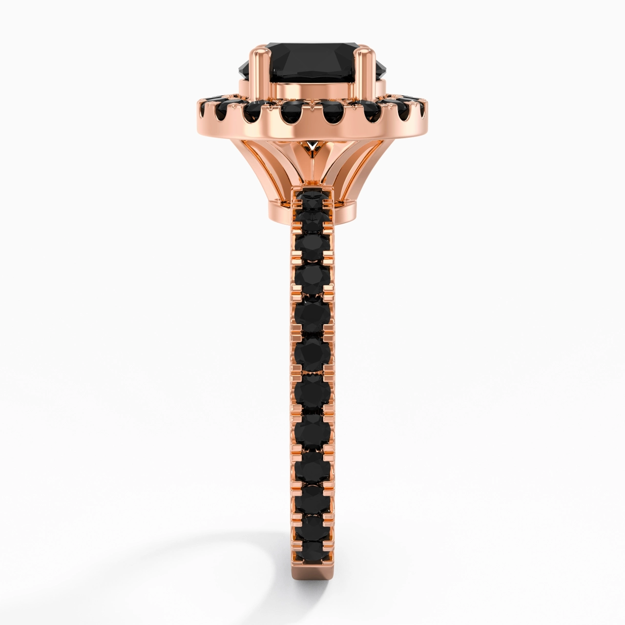 Delicado Redondo 1.50ct Circonio cúbico Anillo de Compromiso