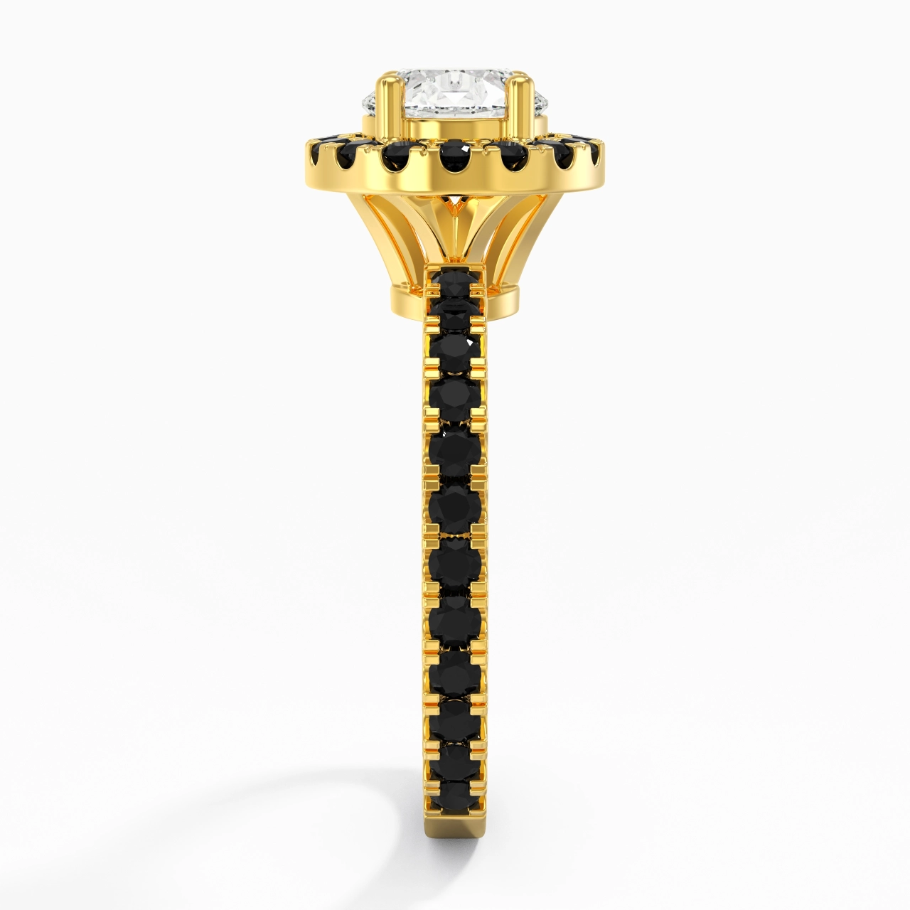 Délicat Rond 1.00ct Zircon cubique Bague de fiançailles