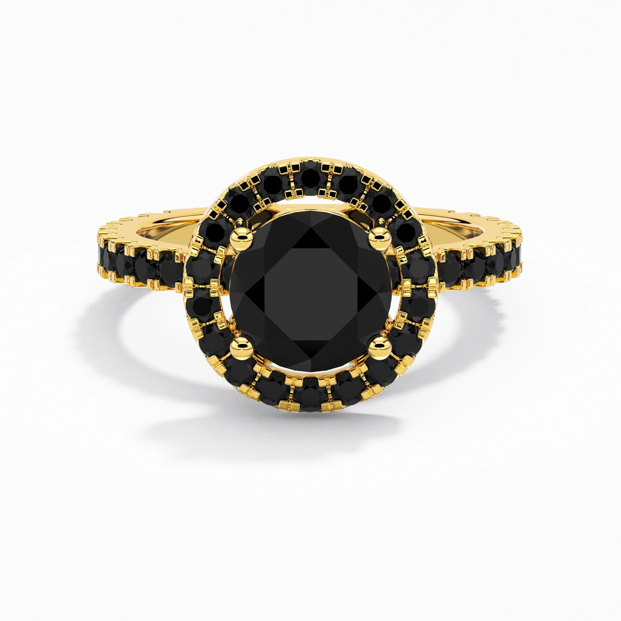 Délicat Rond 2.00ct Zircon cubique Bague de fiançailles