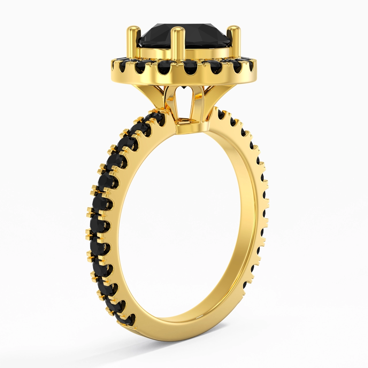 Délicat Rond 2.00ct Zircon cubique Bague de fiançailles