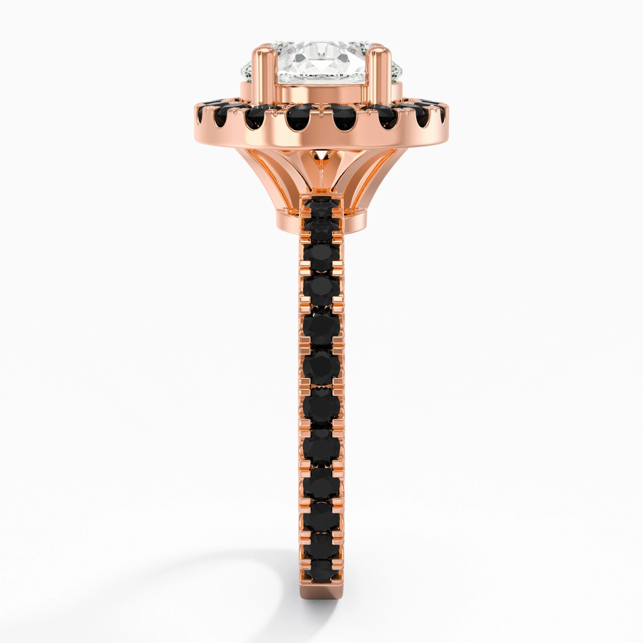 Délicat Rond 2.00ct Zircon cubique Bague de fiançailles