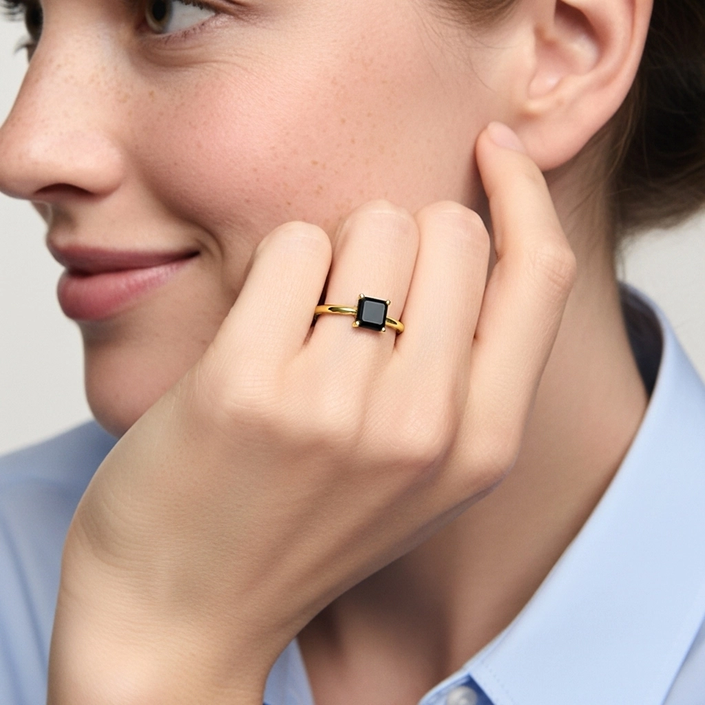 Understated Asscher 1.50ct Cubic Zirconia Engagement Ring