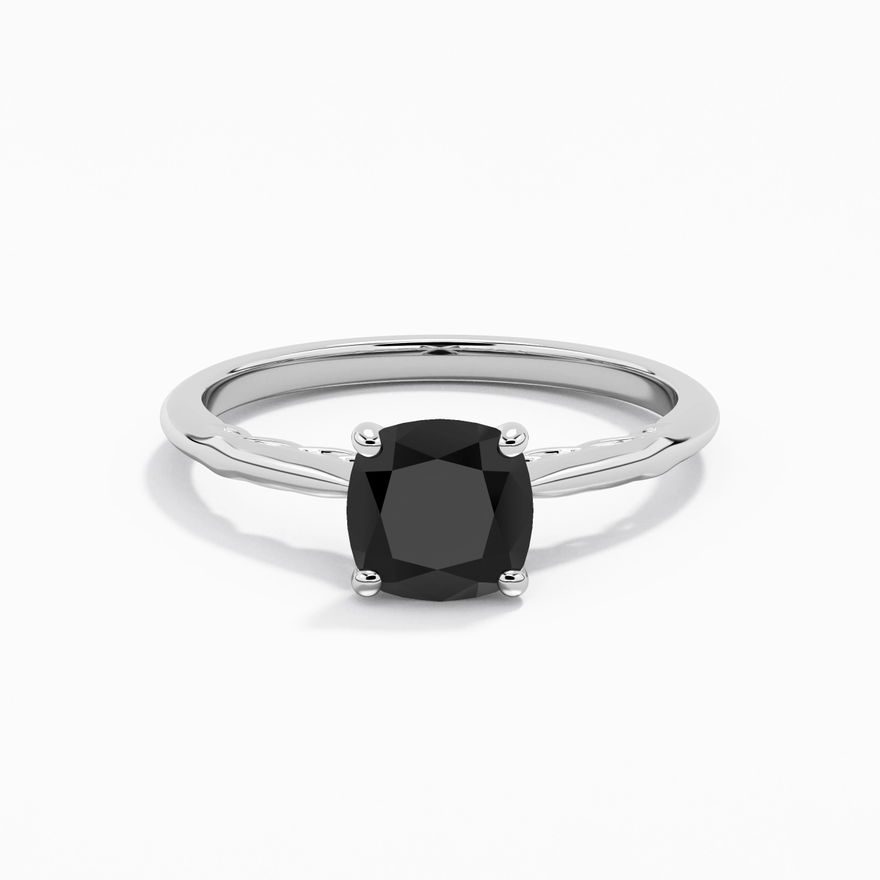 Sobre Coussin 1.50ct Zircon cubique Bague de fiançailles