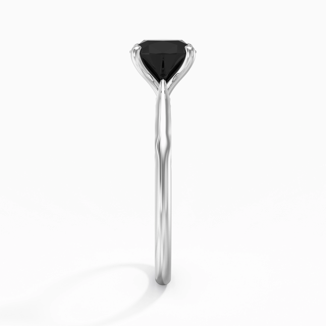 Sobre Coussin 1.50ct Zircon cubique Bague de fiançailles