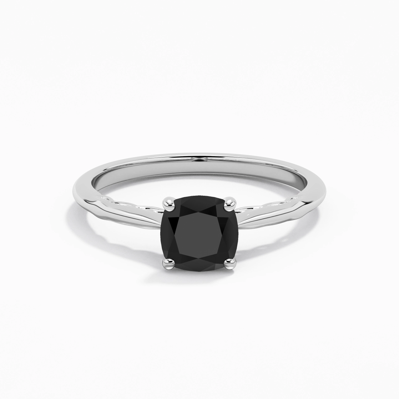 Understated Cushion 1.00ct Cubic Zirconia Engagement Ring