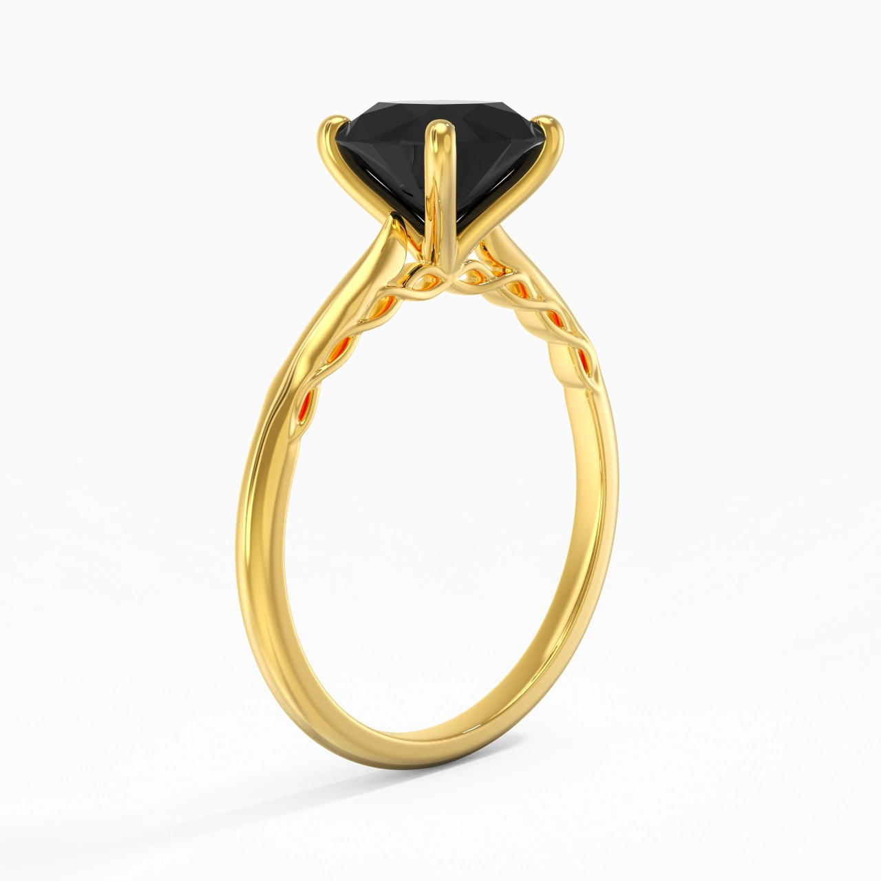 Understated Cushion 2.00ct Cubic Zirconia Engagement Ring