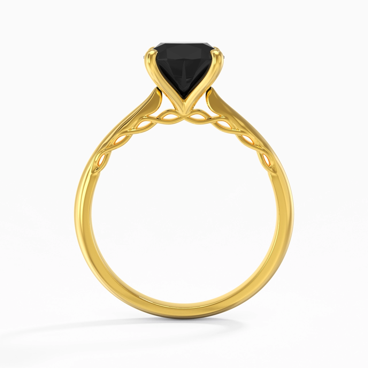 Understated Cushion 2.00ct Cubic Zirconia Engagement Ring