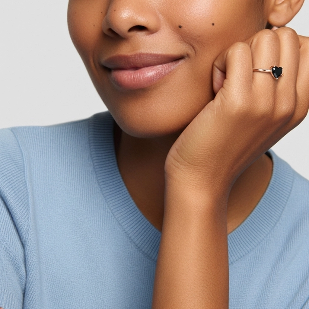 Understated Heart 2.00ct Cubic Zirconia Engagement Ring