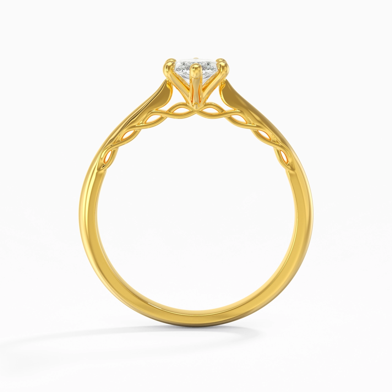 Understated Marquise 0.80ct Cubic Zirconia Engagement Ring