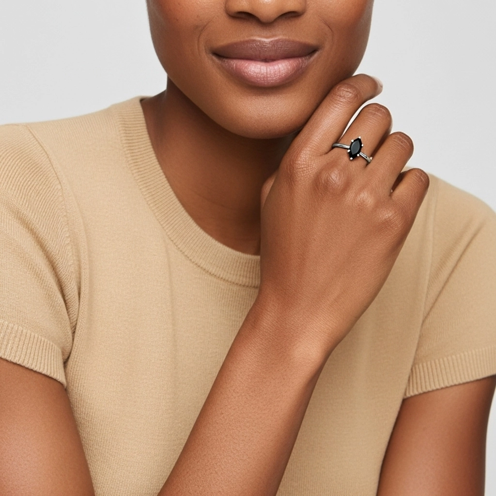 Understated Marquise 1.00ct Cubic Zirconia Engagement Ring