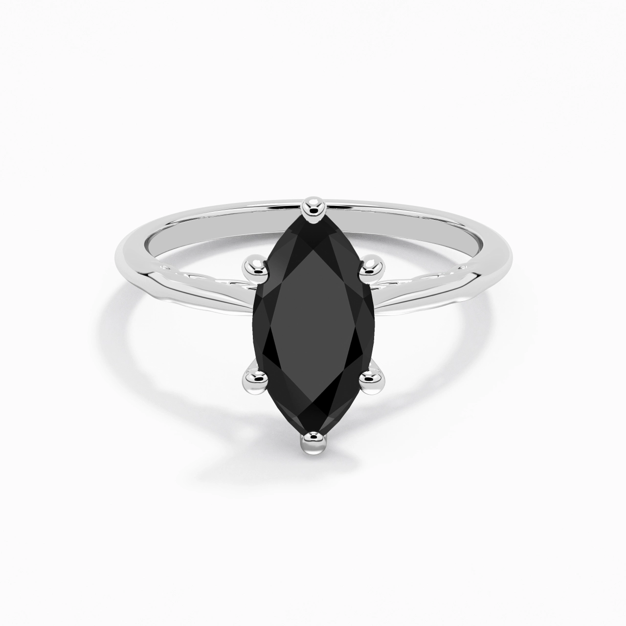 Sobre Marquise 2.00ct Zircon cubique Bague de fiançailles