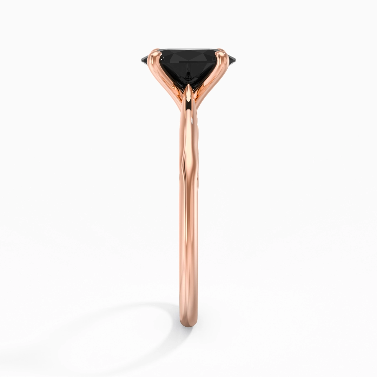 Sobre Ovale 1.50ct Zircon cubique Bague de fiançailles
