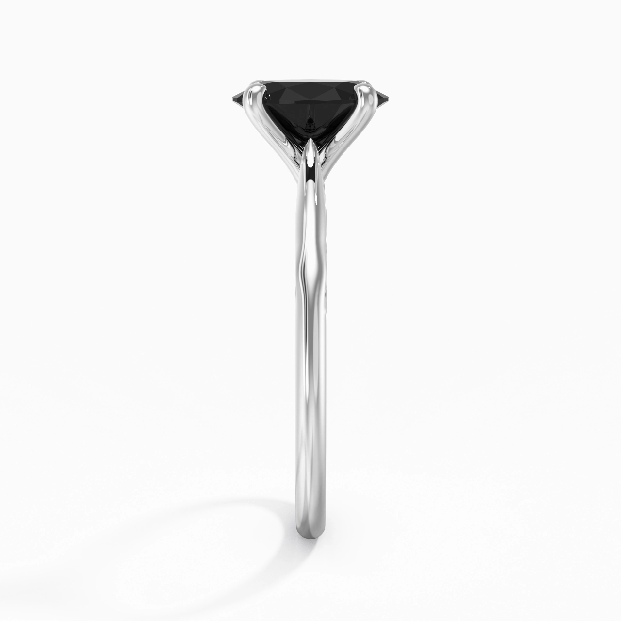 Sobre Ovale 1.50ct Zircon cubique Bague de fiançailles