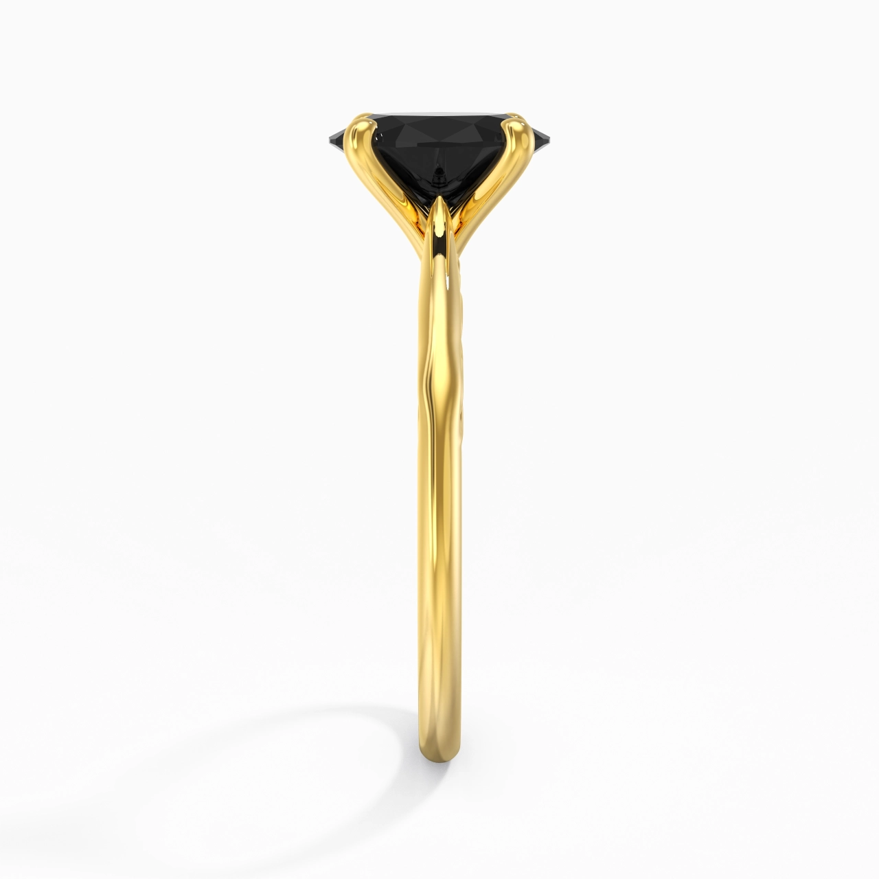 Sobre Ovale 1.50ct Zircon cubique Bague de fiançailles