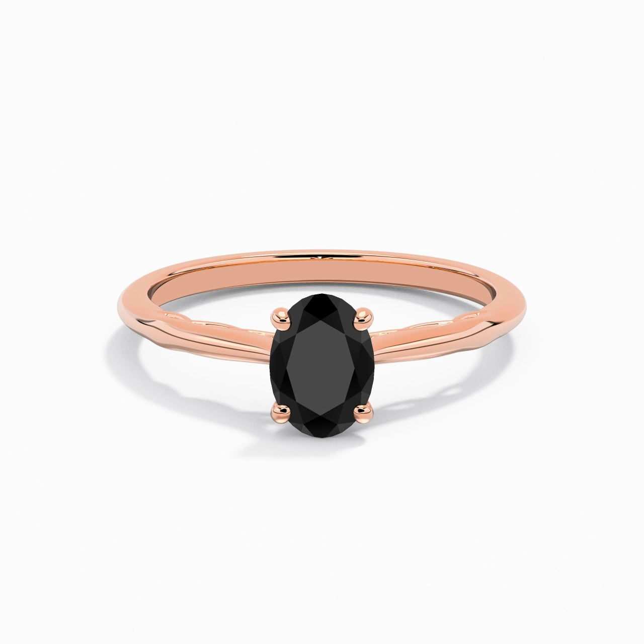 Understated Oval 1.00ct Cubic Zirconia Engagement Ring
