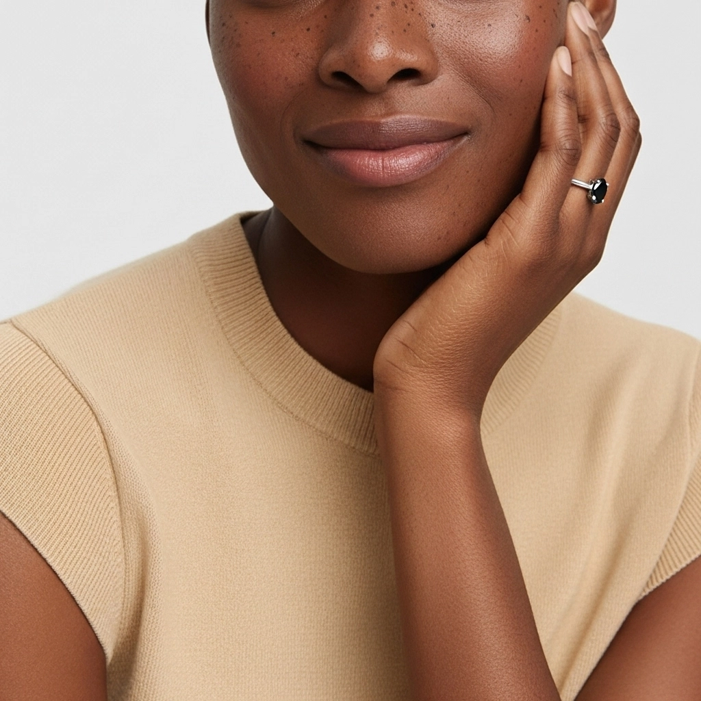 Understated Oval 1.00ct Cubic Zirconia Engagement Ring