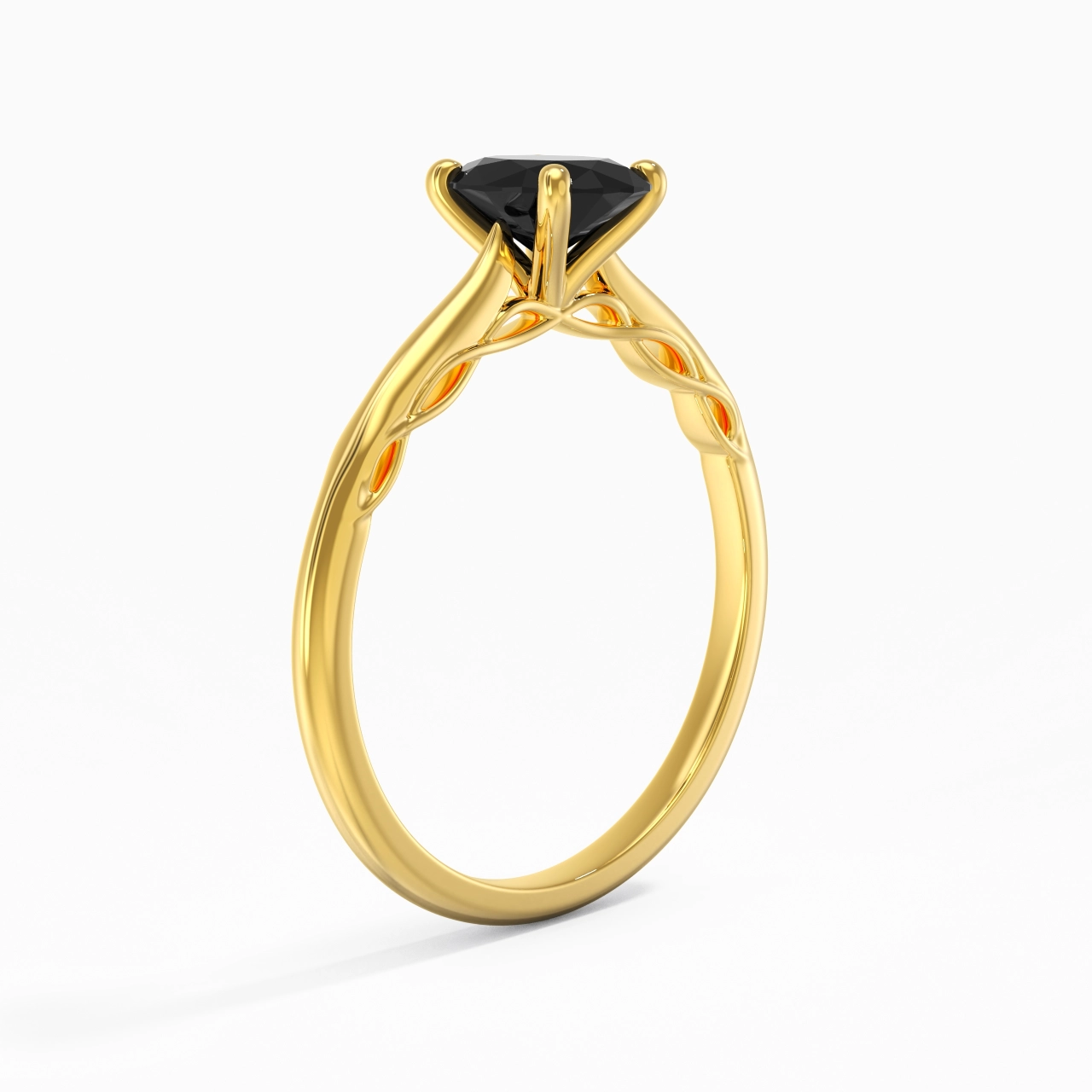 Understated Oval 1.00ct Cubic Zirconia Engagement Ring
