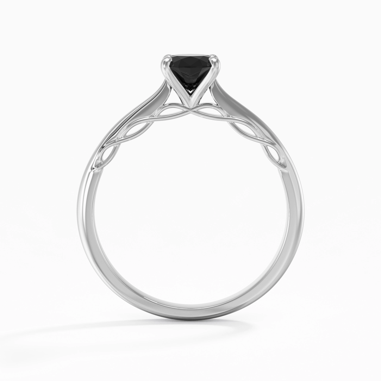 Understated Oval 1.00ct Cubic Zirconia Engagement Ring