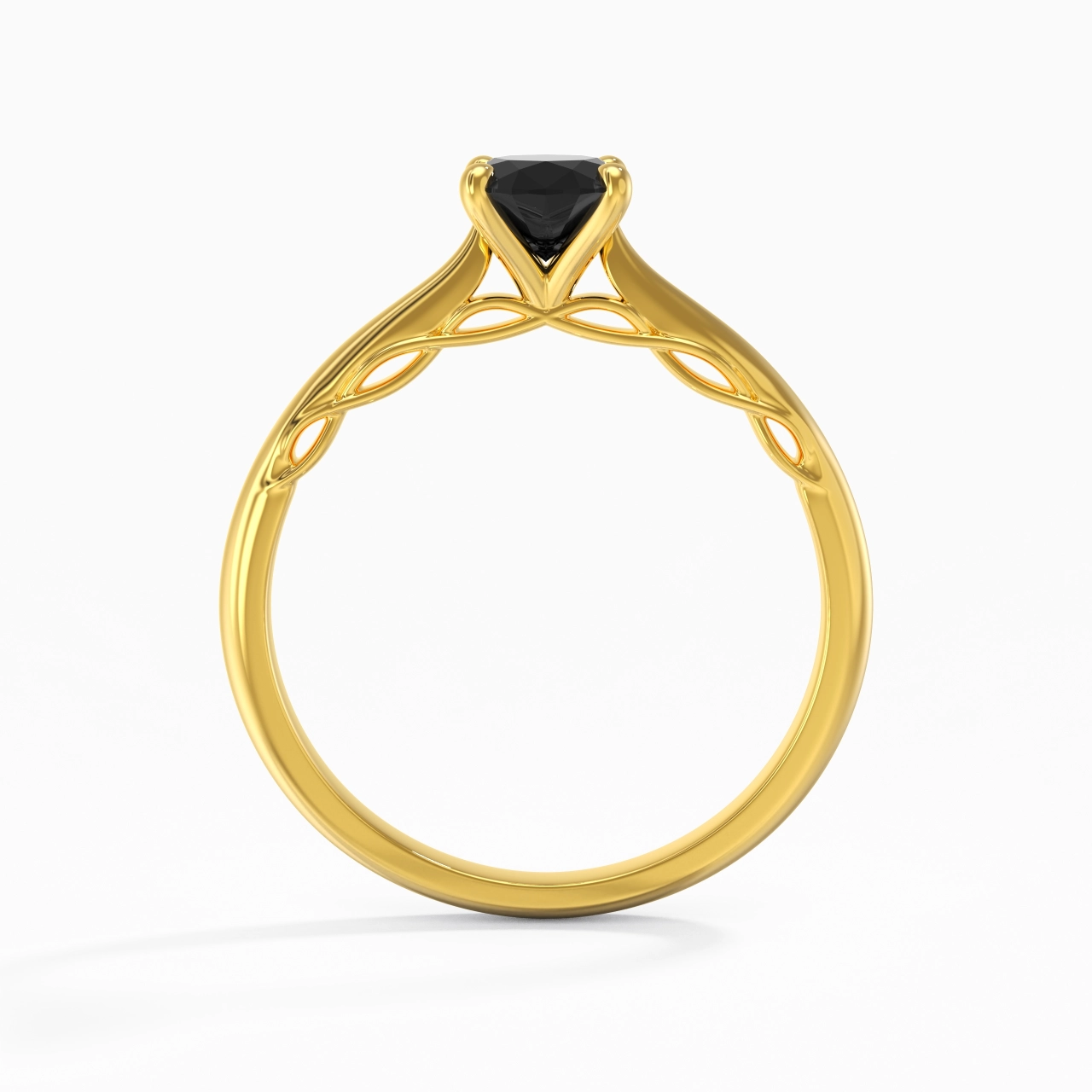 Understated Oval 1.00ct Cubic Zirconia Engagement Ring