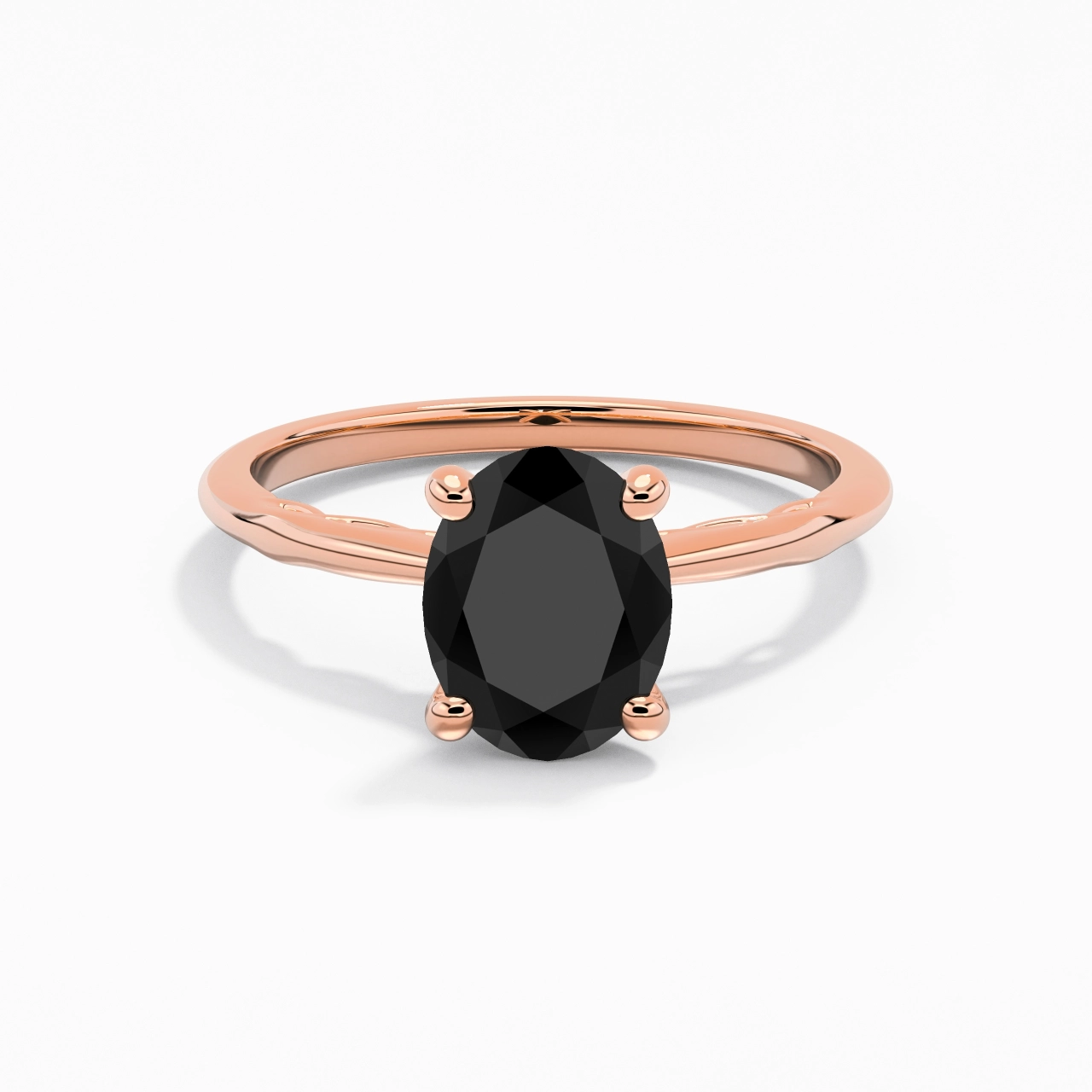 Sobre Ovale 2.00ct Zircon cubique Bague de fiançailles