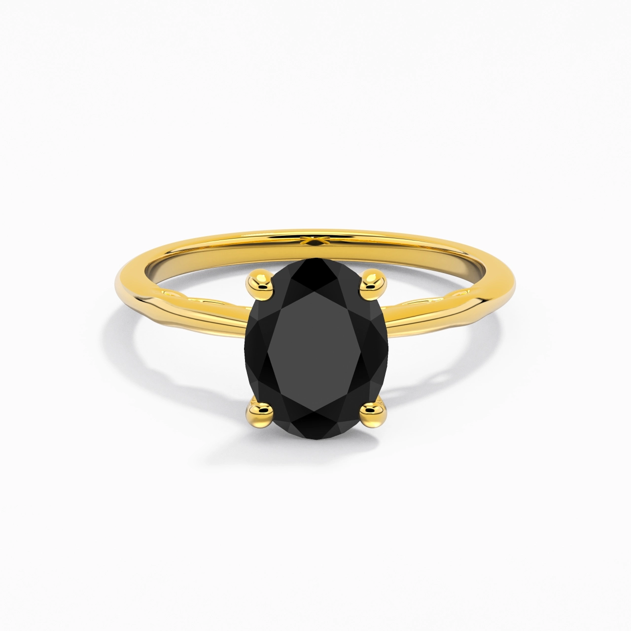 Sobre Ovale 2.00ct Zircon cubique Bague de fiançailles