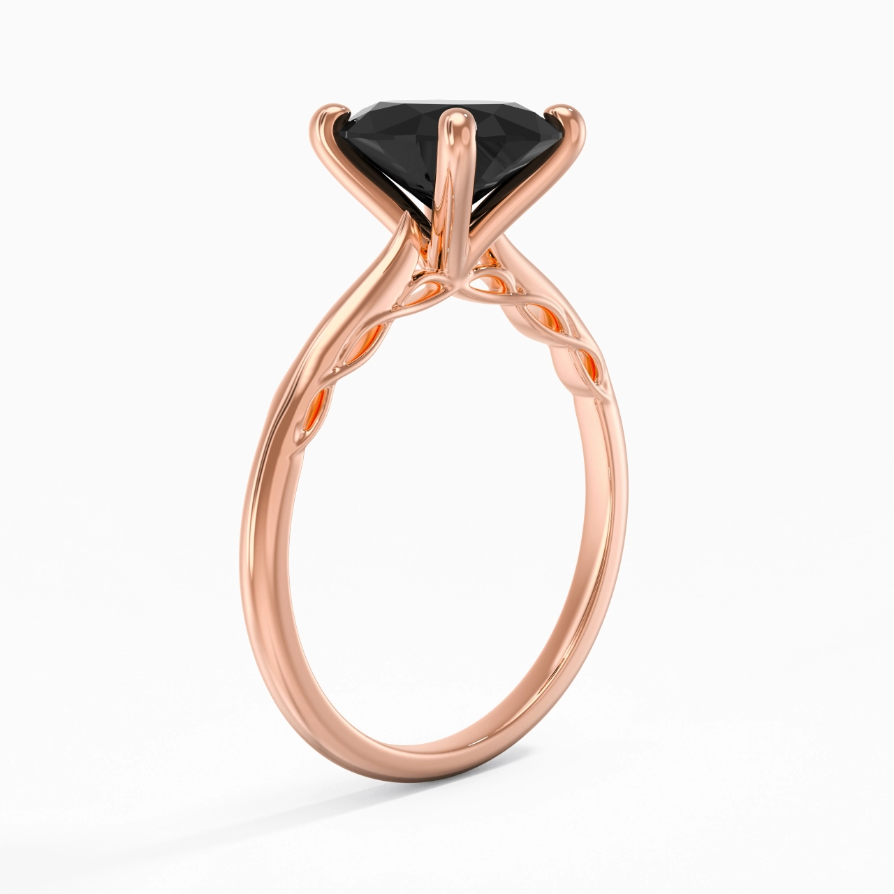 Sobre Ovale 2.00ct Zircon cubique Bague de fiançailles