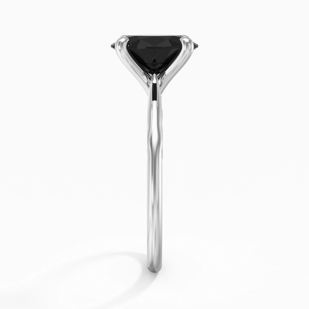 Sobre Ovale 2.00ct Zircon cubique Bague de fiançailles
