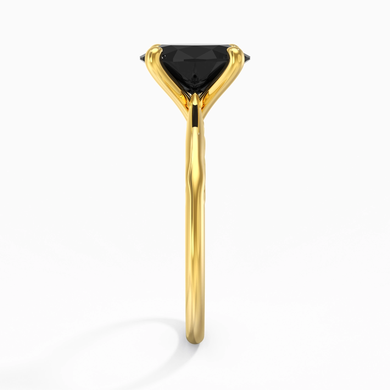 Sobre Ovale 2.00ct Zircon cubique Bague de fiançailles