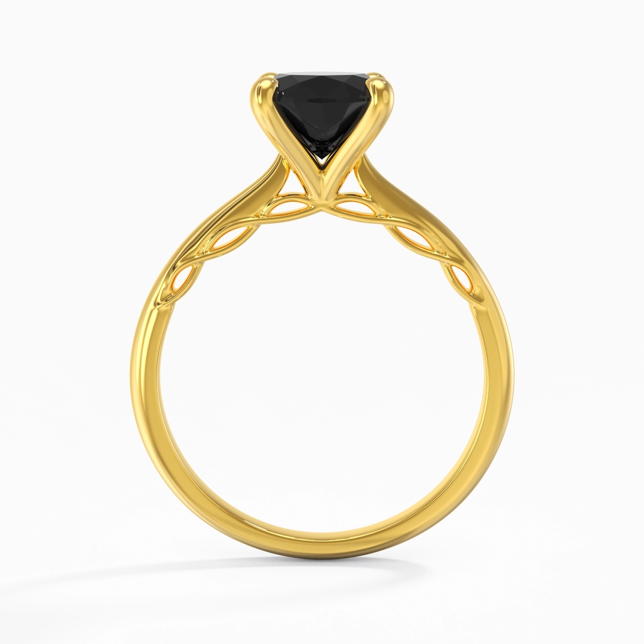 Understated Oval 2.00ct Cubic Zirconia Engagement Ring