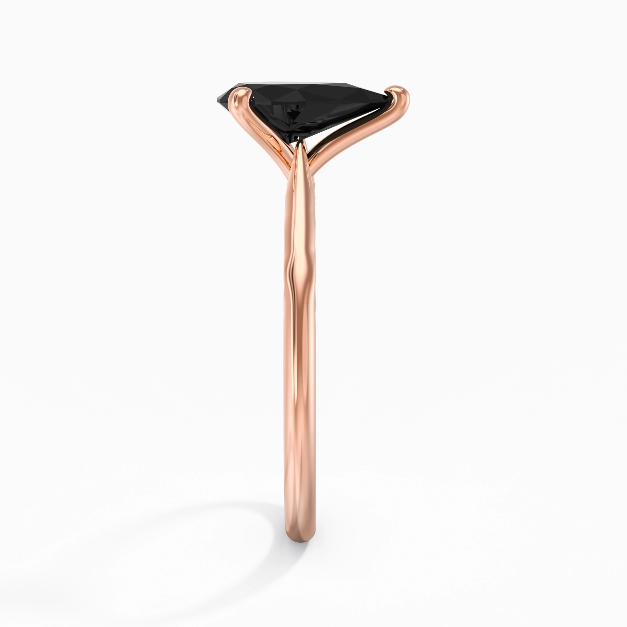 Sobre Poire 1.50ct Zircon cubique Bague de fiançailles