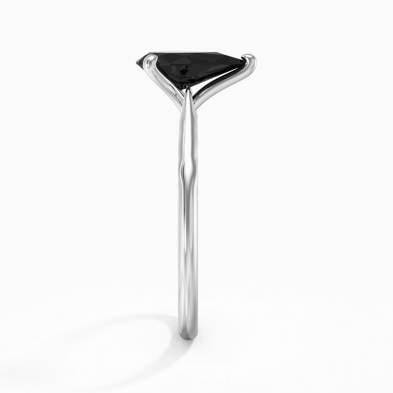 Sobre Poire 1.50ct Zircon cubique Bague de fiançailles