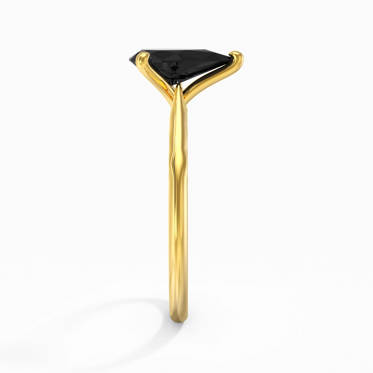 Sobre Poire 1.50ct Zircon cubique Bague de fiançailles