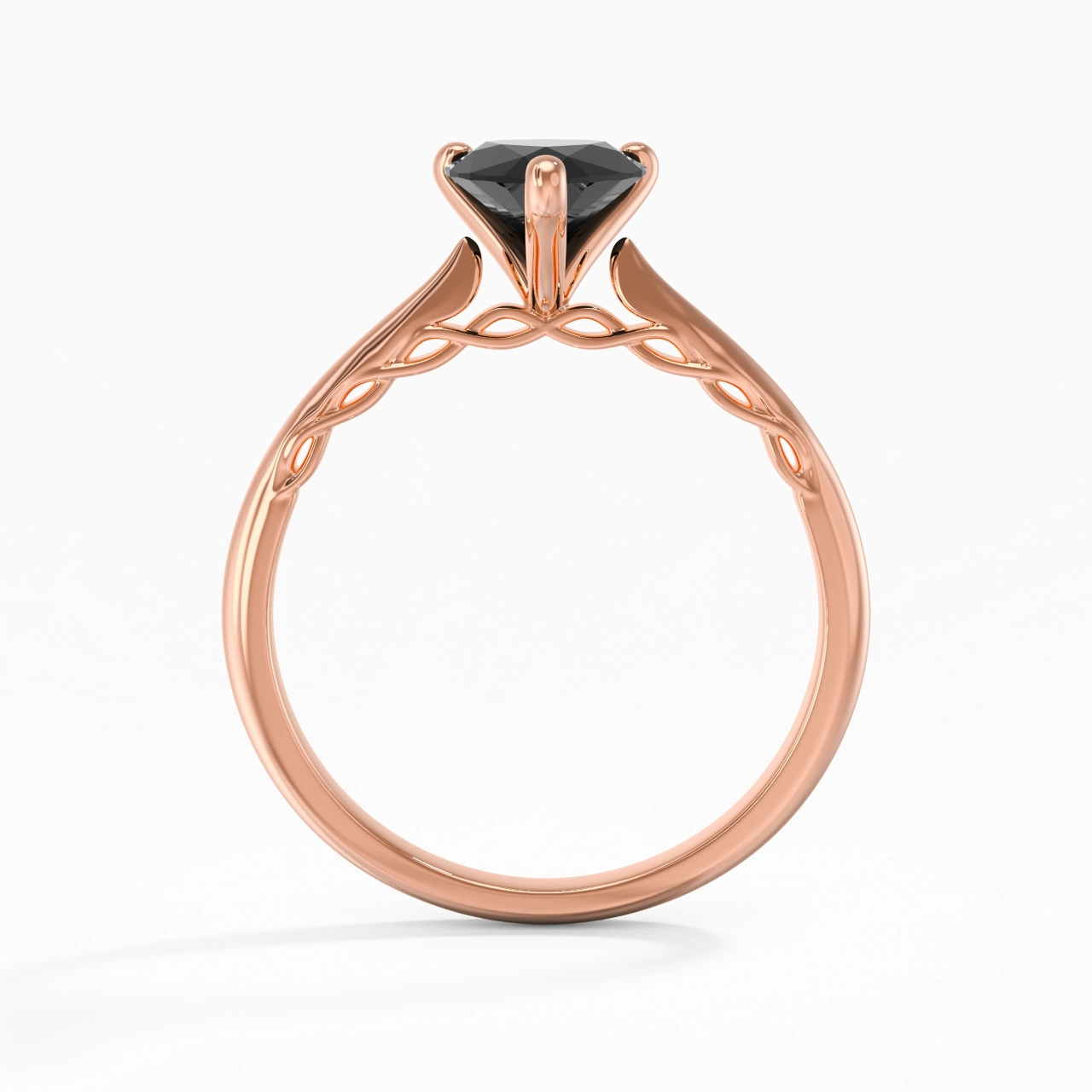 Sobrio Pera 1.50ct Circonio cúbico Anillo de Compromiso