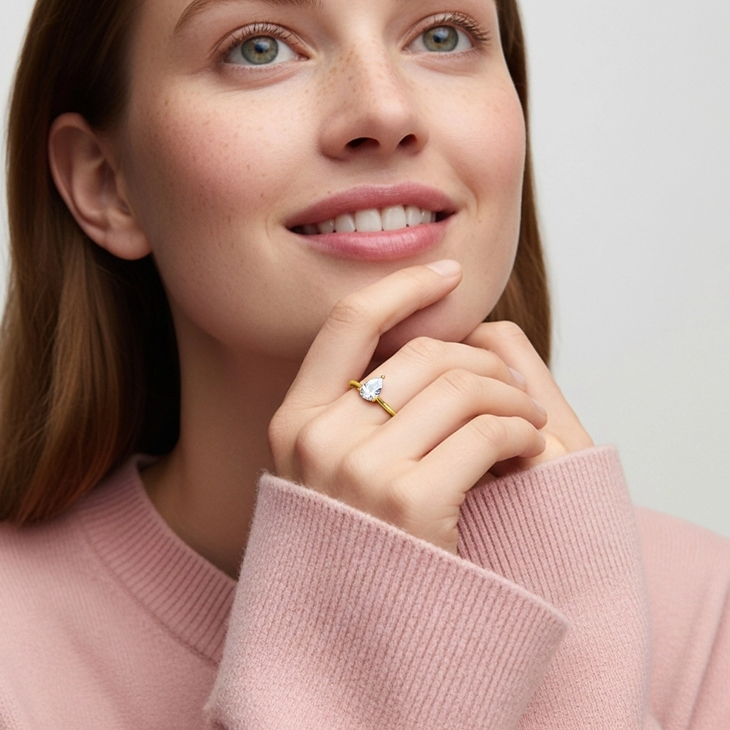 2.00ct Moissanite Engagement Ring 925 Sterling Silver