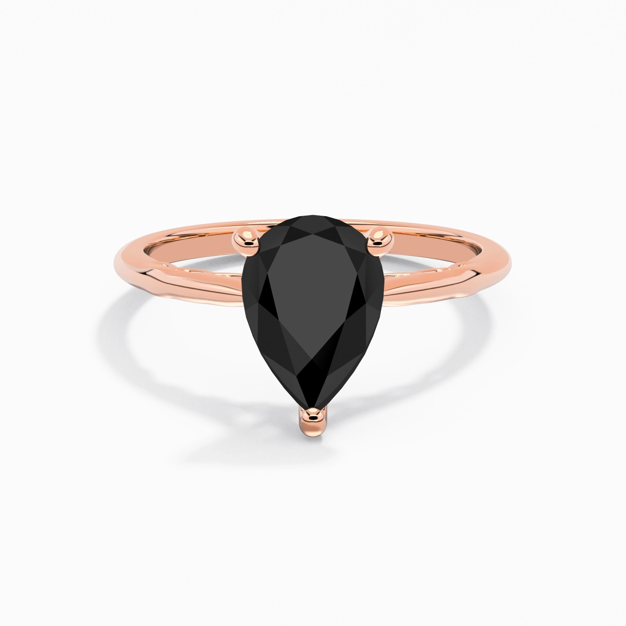 Understated Pear 2.00ct Cubic Zirconia Engagement Ring