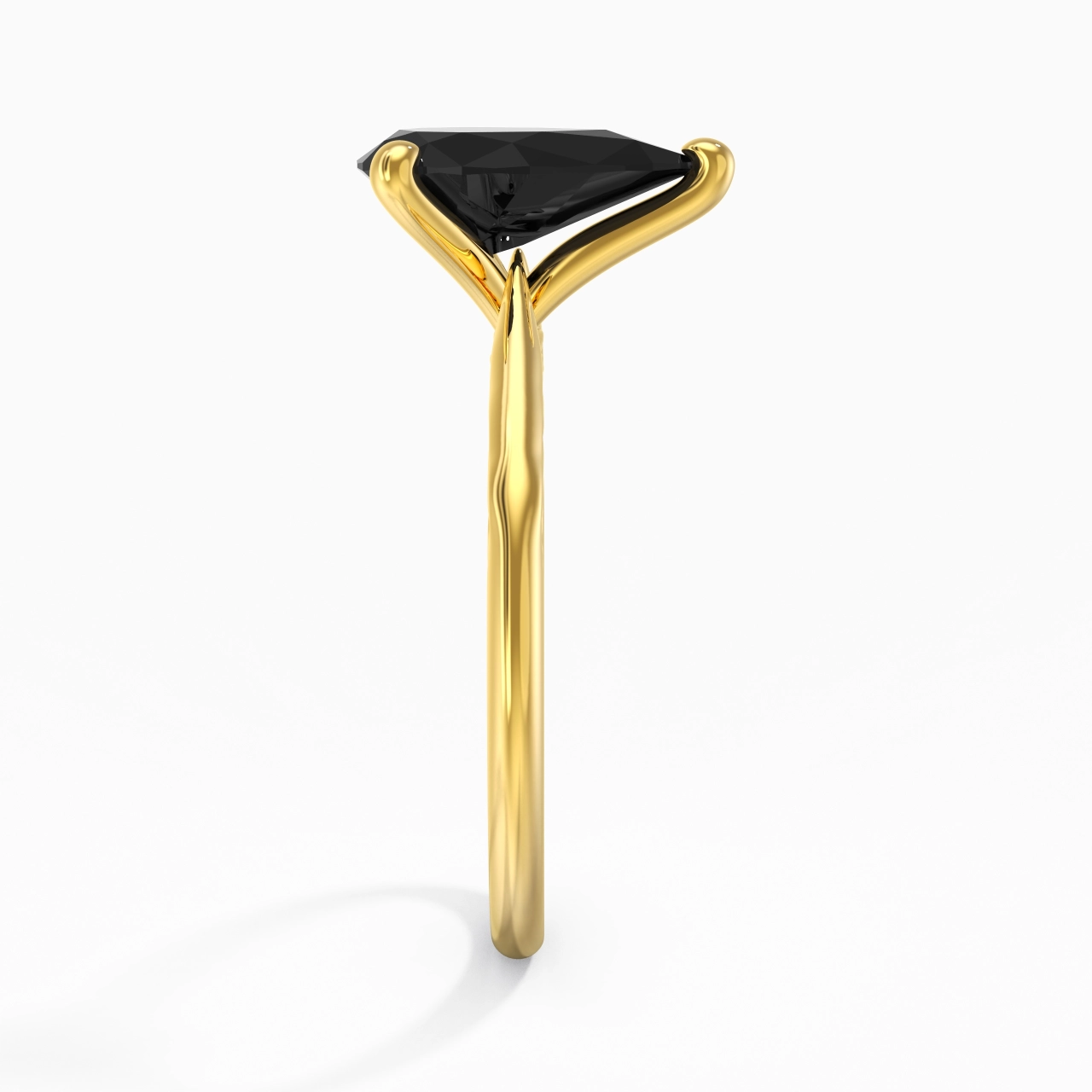 Sobre Poire 2.00ct Zircon cubique Bague de fiançailles