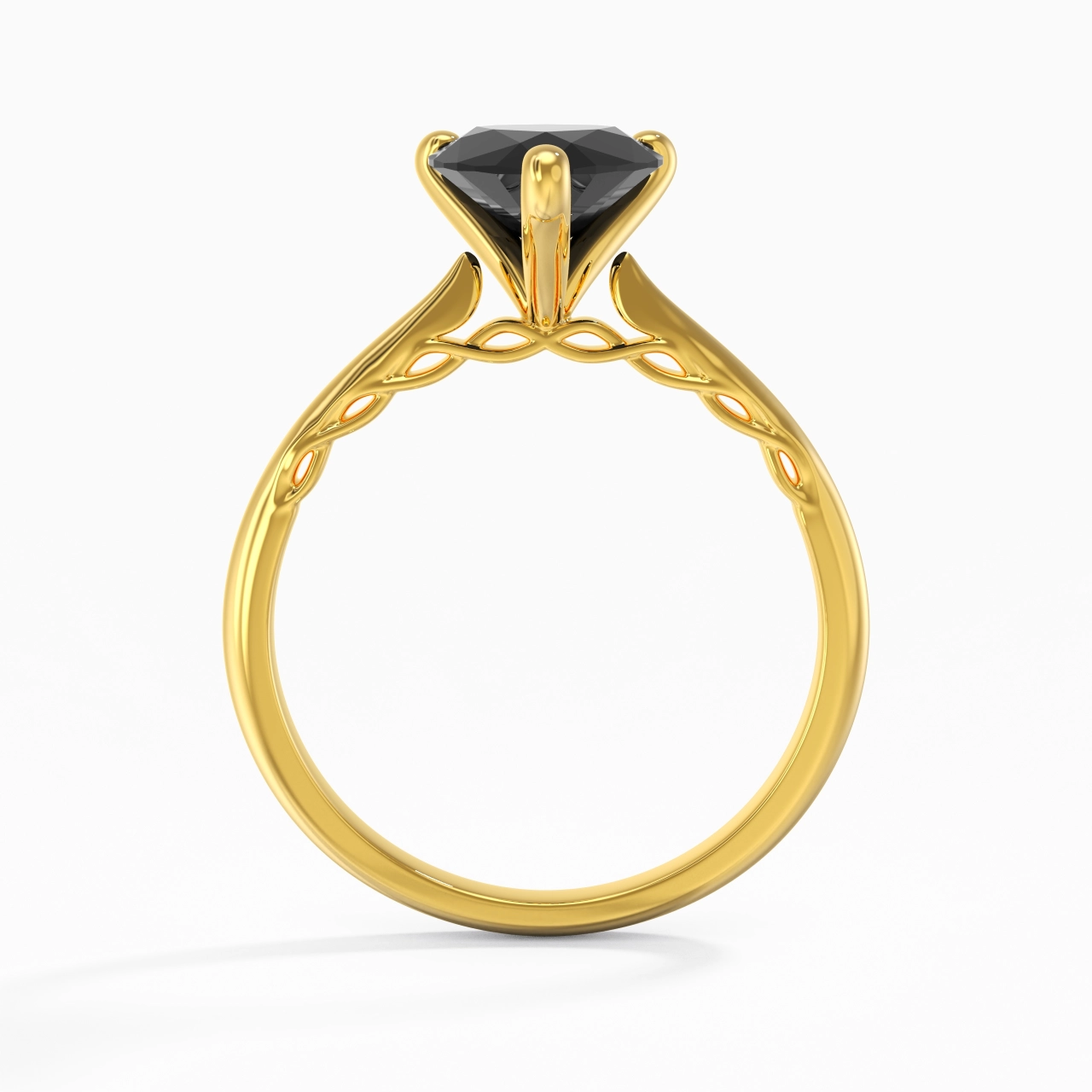 Understated Pear 2.00ct Cubic Zirconia Engagement Ring