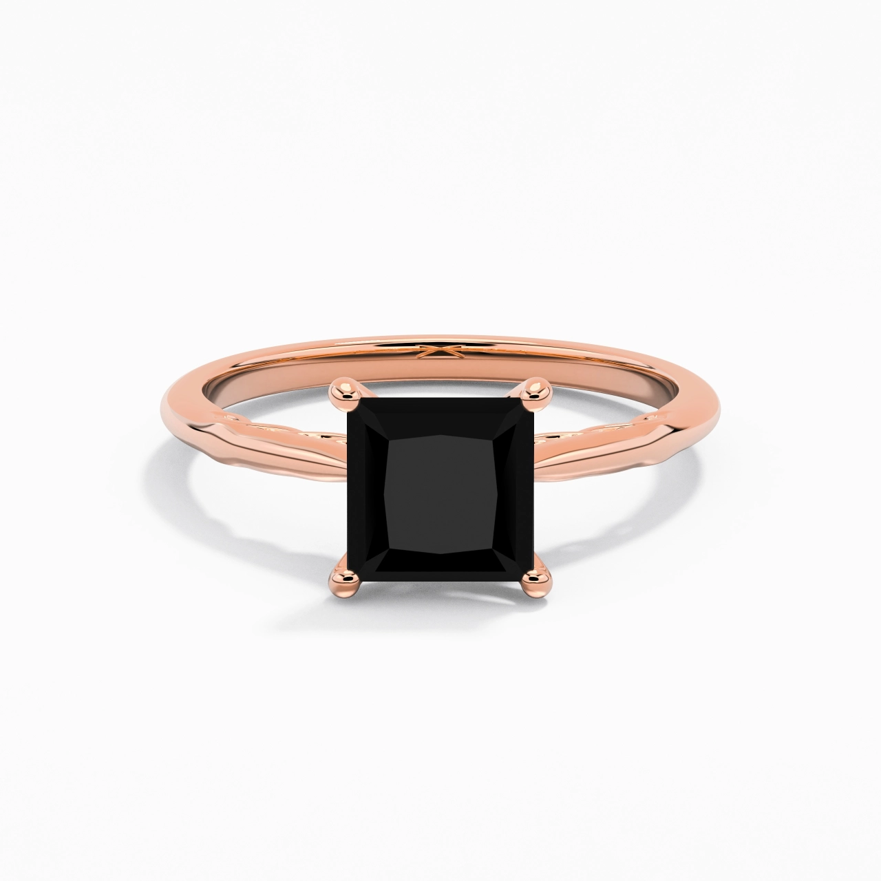 Sobre Princesse 1.50ct Zircon cubique Bague de fiançailles