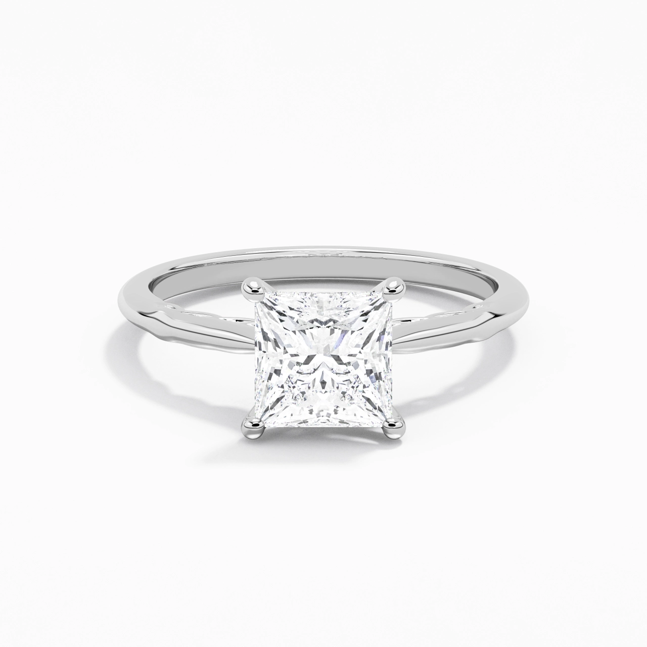 1.50ct Moissanite Engagement Ring 925 Sterling Silver