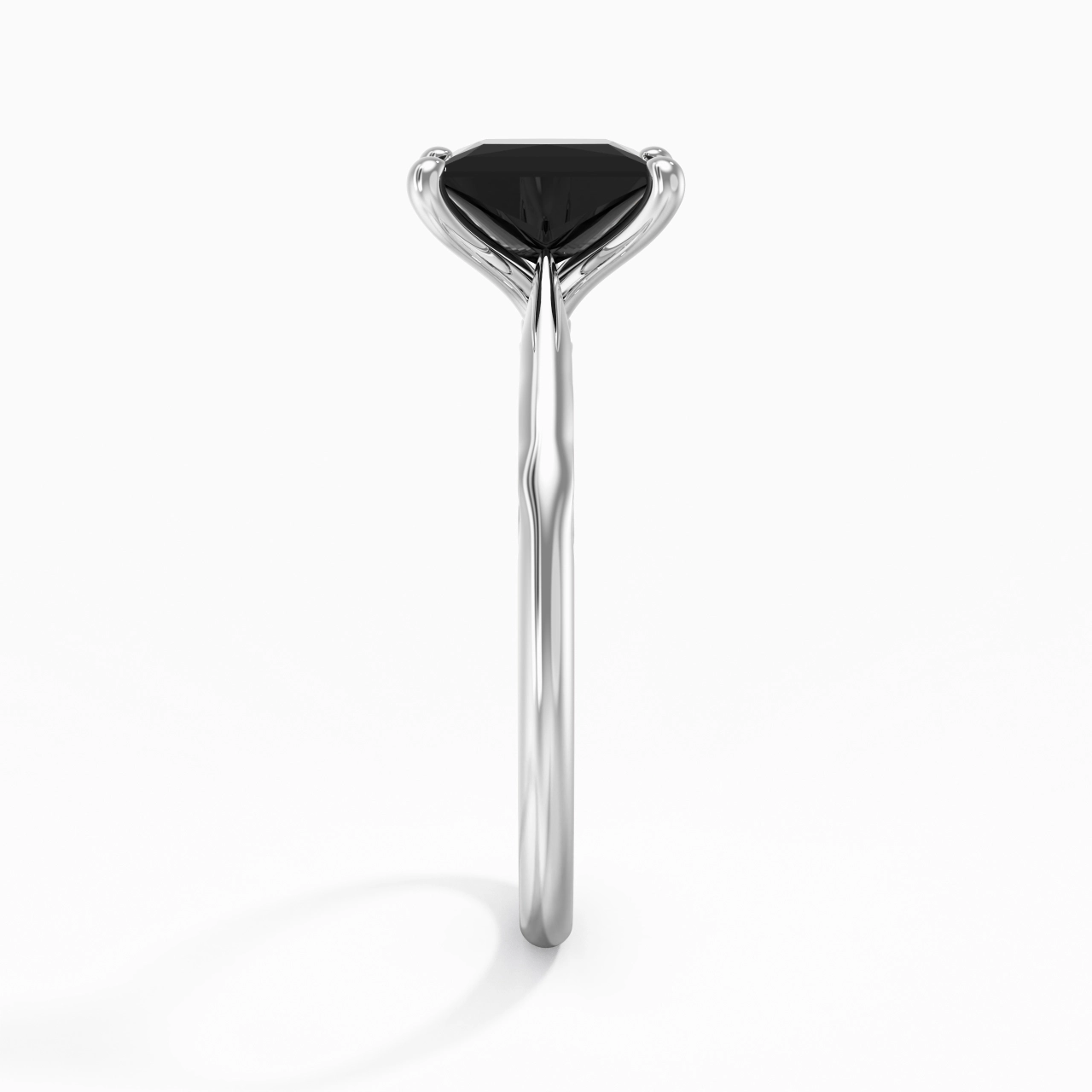 Sobre Princesse 1.50ct Zircon cubique Bague de fiançailles