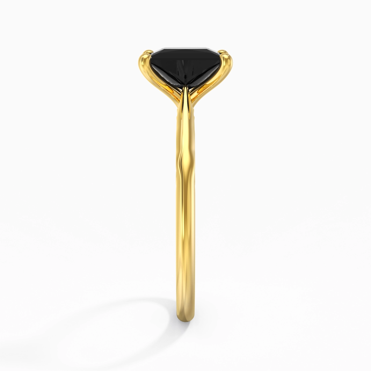 Sobre Princesse 1.50ct Zircon cubique Bague de fiançailles