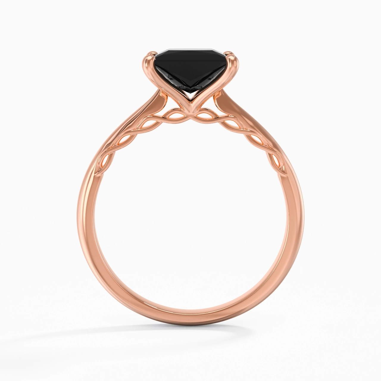 Understated Princess 1.50ct Cubic Zirconia Engagement Ring