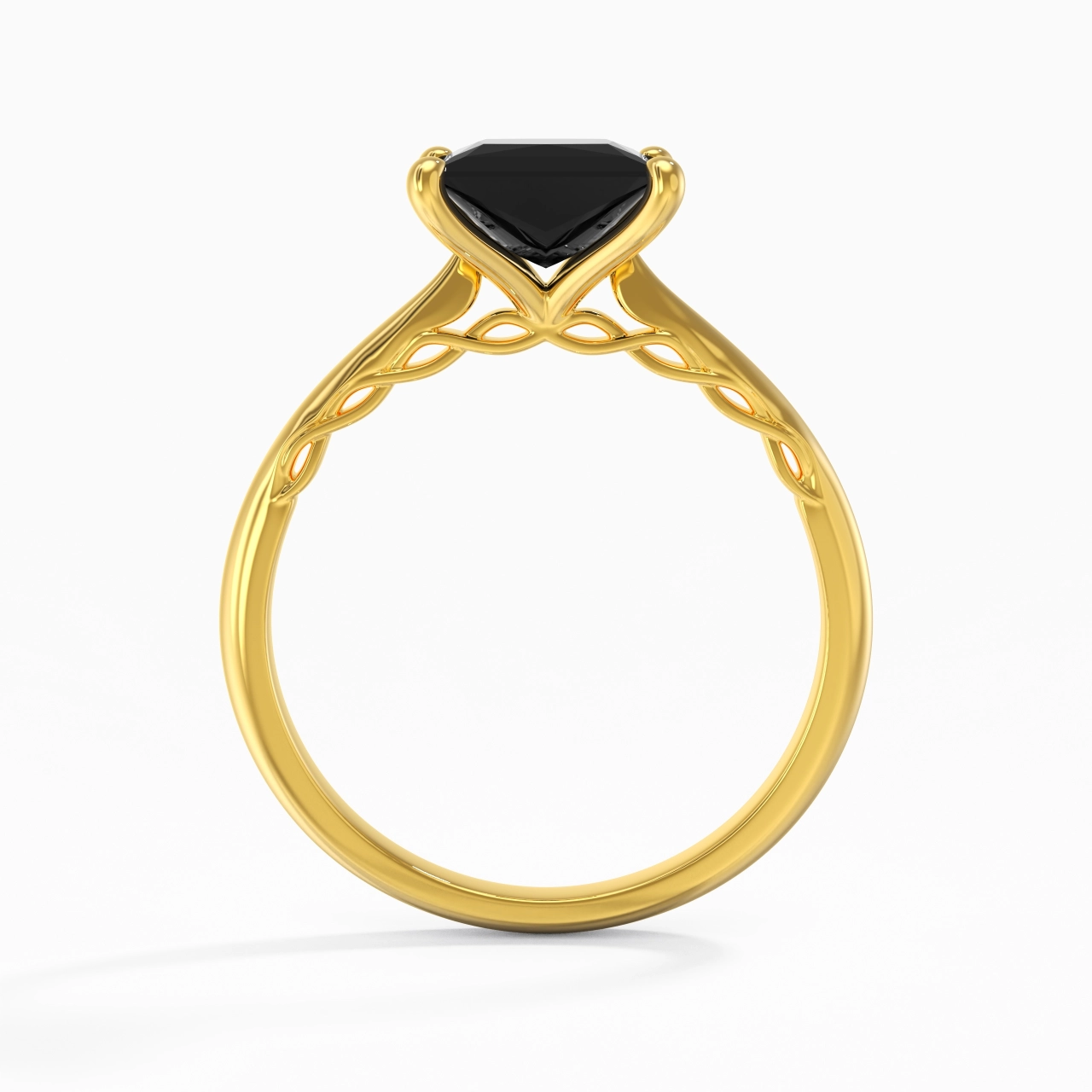 Understated Princess 1.50ct Cubic Zirconia Engagement Ring