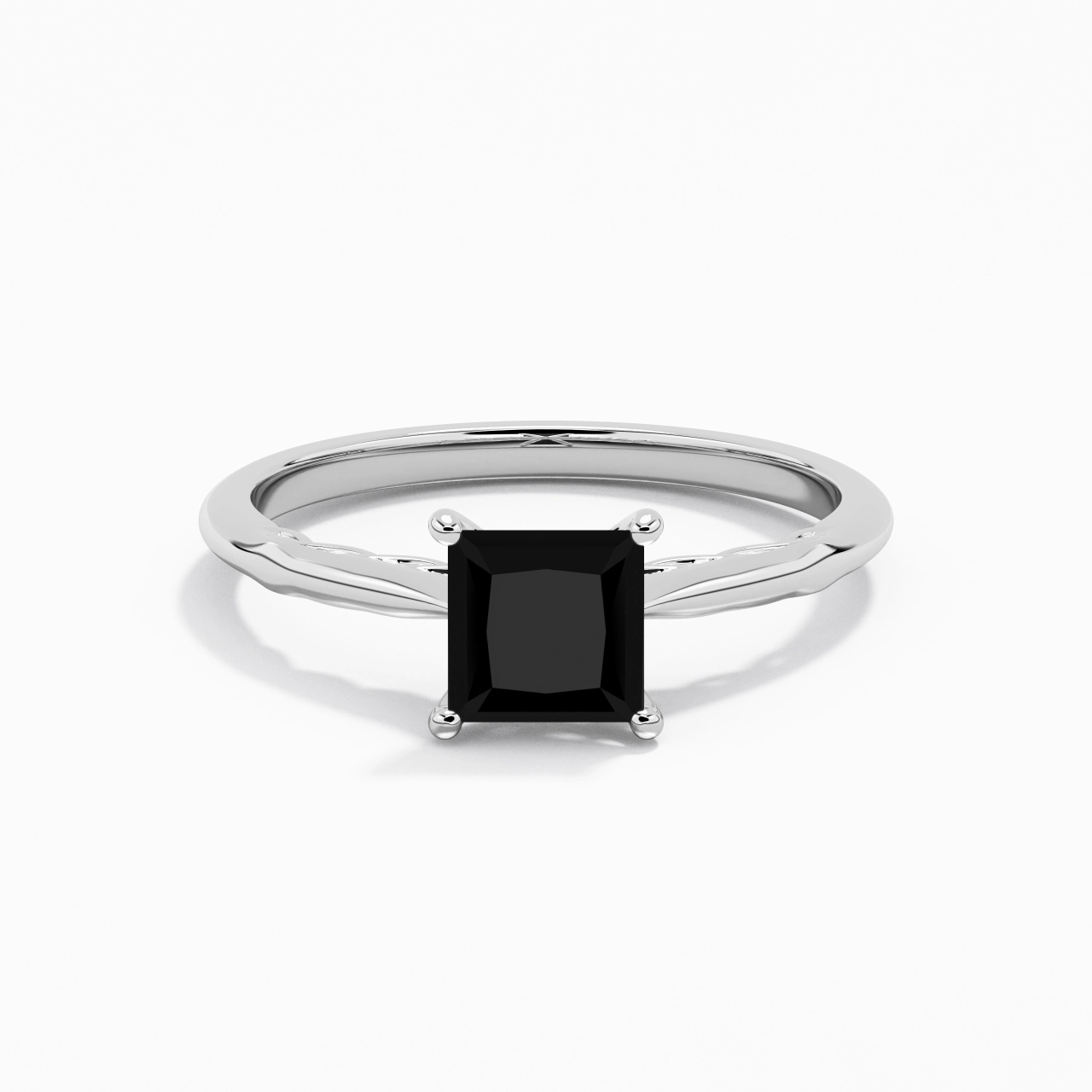 Sobre Princesse 1.00ct Zircon cubique Bague de fiançailles