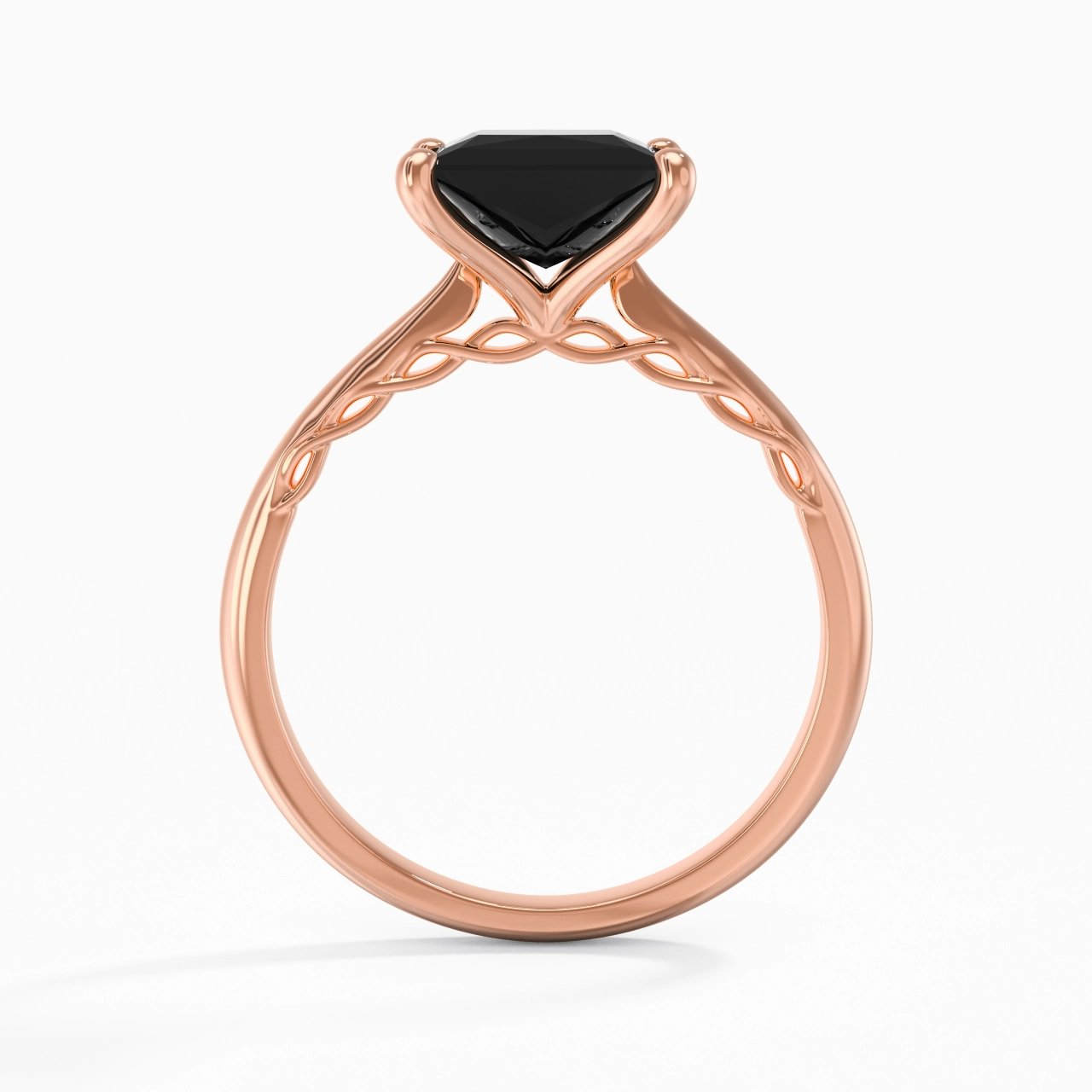 Understated Princess 2.00ct Cubic Zirconia Engagement Ring