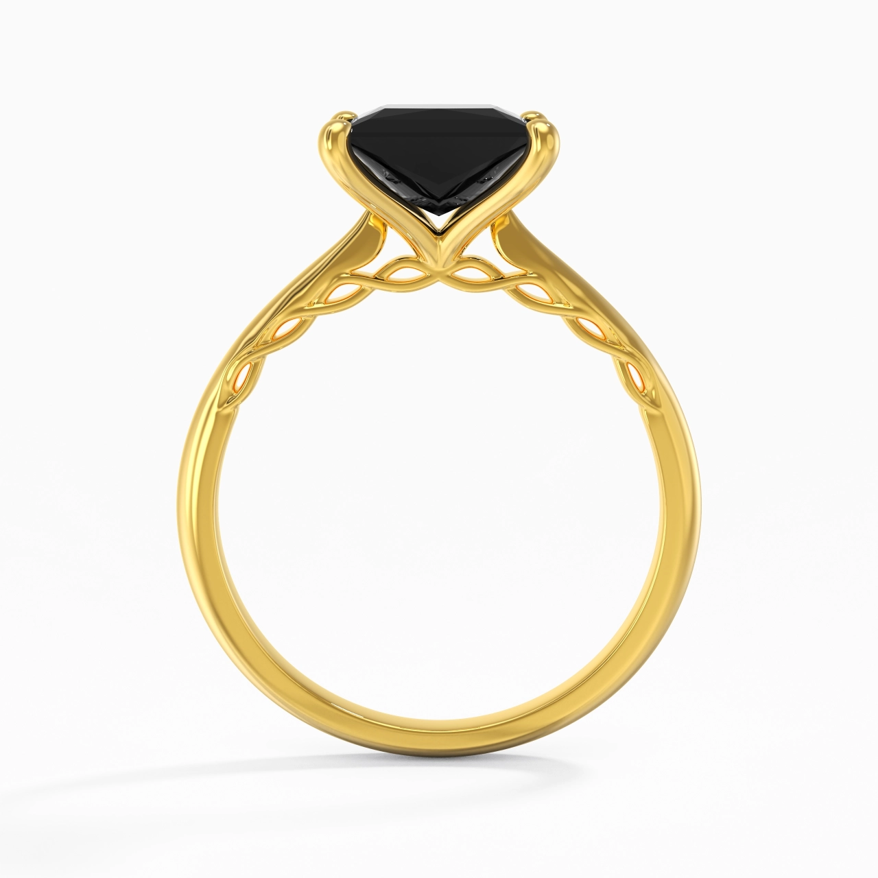 Understated Princess 2.00ct Cubic Zirconia Engagement Ring