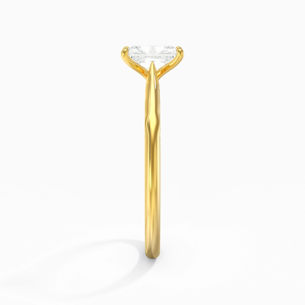 Sobre Radiant 0.80ct Moissanite Bague de fiançailles