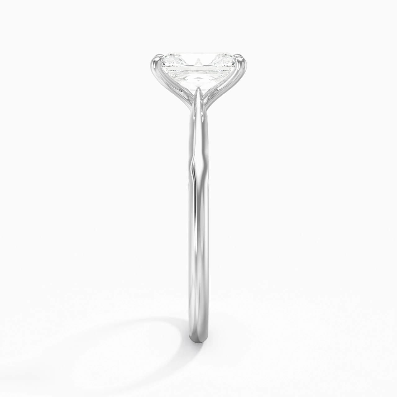 Sobre Radiant 1.00ct Moissanite Bague de fiançailles