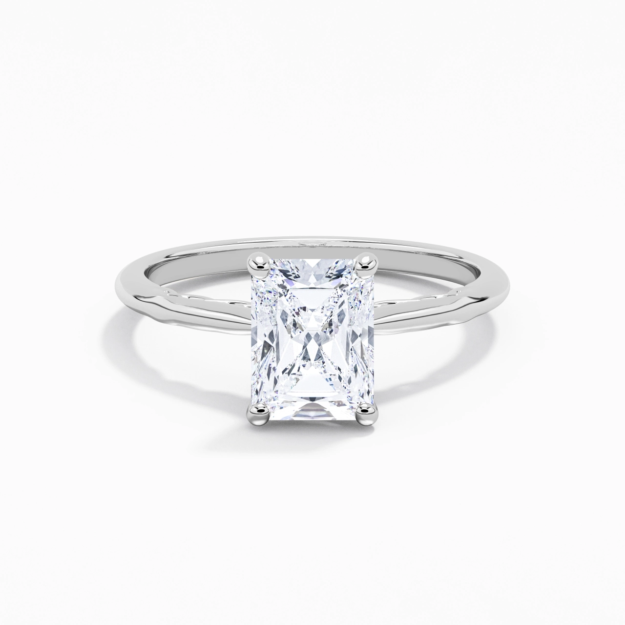 Sobre Radiant 2.00ct Moissanite Bague de fiançailles