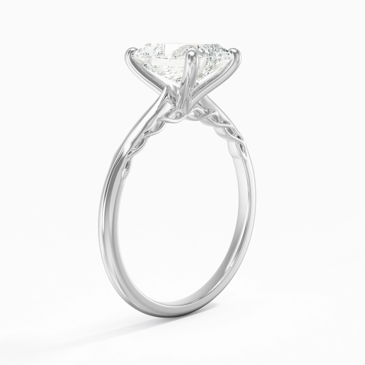 Sobre Radiant 2.00ct Moissanite Bague de fiançailles
